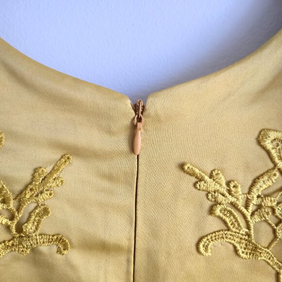 Trish Scully Child Bianca Dress - SUNFLOWER - Size 7 - Picture 6 of 13